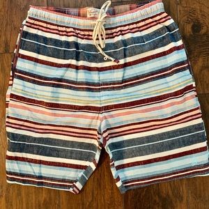 Penguin - Men’s Striped Swim Shorts - Size L